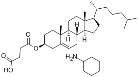 CHOLESTERYL HEMISUCCINATE*MONOCYCLOHEXYLAMINE Struktur