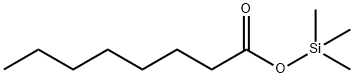 Octanoic acid trimethylsilyl ester Struktur