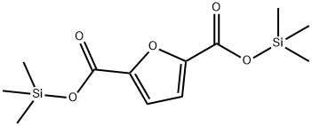 2,5-Furandicarboxylic acid bis(trimethylsilyl) ester Struktur