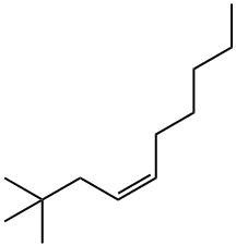 (Z)-2,2-Dimethyl-4-decene Struktur