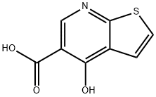 4-HYDROXYTHIENO[2,3-B]PYRIDINE-5-CARBOXYLIC ACID Struktur