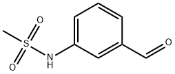 N-(3-FORMYLPHENYL)METHANESULFONAMIDE Struktur