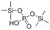 bis(Trimethylsilyl) hydrogen phosphate Struktur