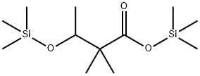 2,2-Dimethyl-3-(trimethylsiloxy)butyric acid trimethylsilyl ester Struktur