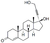 17beta-hydroxy-17-(3-hydroxy-1-propynyl)androst-4-ene-3-one  Struktur