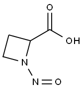 1-Nitroso-2-azetidinecarboxylic acid Struktur