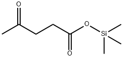 Pentanoic acid, 4-oxo-, trimethylsilyl ester Struktur