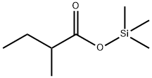 2-Methylbutyric acid trimethylsilyl ester Struktur