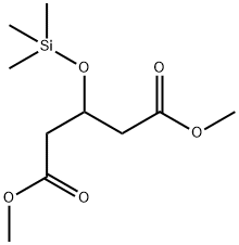 3-(Trimethylsiloxy)pentanedioic acid dimethyl ester Struktur