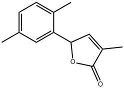 5-(2,5-Dimethylphenyl)-3-methyl-2(5H)-furanone Struktur