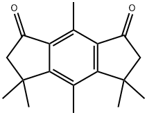 2,3,5,6-Tetrahydro-3,3,4,5,5,8-hexamethyl-s-indacene-1,7-dione Struktur