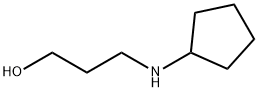 3-(cyclopentylamino)propan-1-ol Struktur