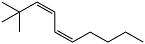 (3Z,5Z)-2,2-Dimethyl-3,5-decadiene Struktur