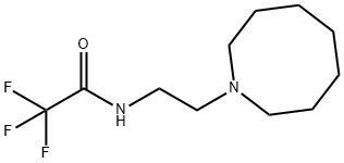 2,2,2-Trifluoro-N-[2-(octahydroazocin-1-yl)ethyl]acetamide Struktur