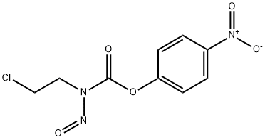 4-nitrophenyl-N-(2-chloroethyl)carbamate Struktur