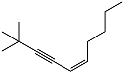 (Z)-2,2-Dimethyl-5-decen-3-yne Struktur