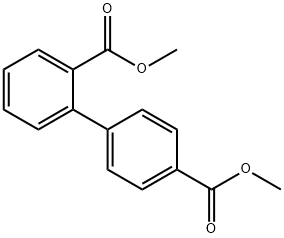 dimethyl [1,1'-biphenyl]-2,4'-dicarboxylate Struktur