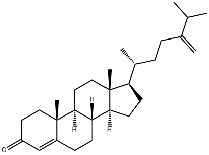 24-Methylenecholest-4-en-3-one Struktur