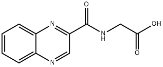 N-(Quinoxalin-2-ylcarbonyl)glycine Struktur