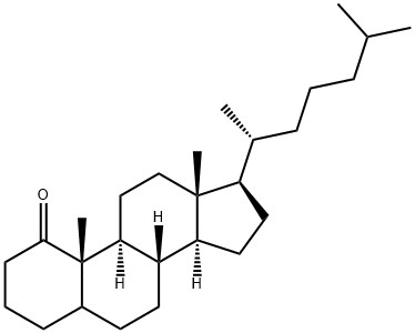 Cholestan-1-one Struktur