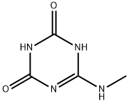 6-(Methylamino)-1,3,5-triazine-2,4(1H,3H)-dione Struktur