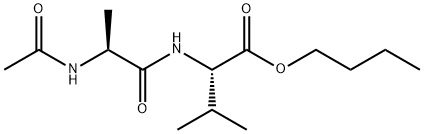 N-(N-Acetyl-L-alanyl)-L-valine butyl ester Struktur