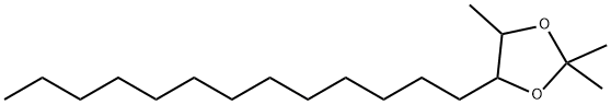 2,2,4-Trimethyl-5-tridecyl-1,3-dioxolane Struktur