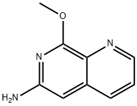 1-METHOXY-3-AMINO-8-AZA-ISOCHINOLINE Struktur