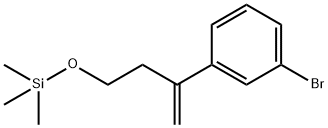 [[3-(3-Bromophenyl)-3-butenyl]oxy]trimethylsilane Struktur