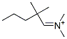 N-(2,2-Dimethylpentylidene)-N-methylmethanaminium Struktur