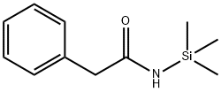 N-(Trimethylsilyl)benzeneacetamide Struktur