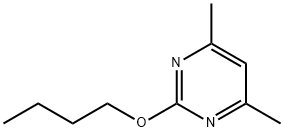 2-Butoxy-4,6-dimethyl-pyrimidine Struktur