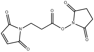 N-Succinimidyl 3-maleimidopropionate Structure