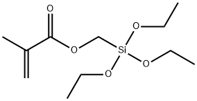 METHACRYLOXYMETHYLTRIETHOXYSILANE Struktur