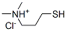 dimethyl(3-mercaptopropyl)ammonium chloride Struktur