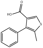 5-METHYL-4-PHENYL-THIOPHENE-3-CARBOXYLIC ACID Struktur