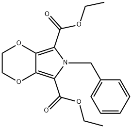 DIETHYL 1-BENZYL-3,4-ETHYLENEDIOXYPYRRO& Struktur