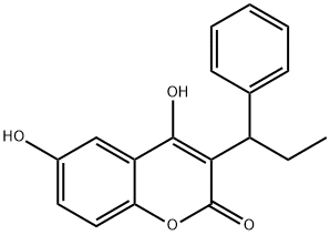 6-hydroxyphenprocoumon Struktur