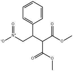 METHYL 2-METHOXYCARBONYL-4-NITRO-3-PHENYLBUTANOATE Struktur