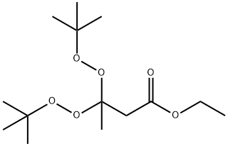 ETHYL 3 3-BIS(TERT-BUTYLPEROXY)BUTYRATE& Struktur