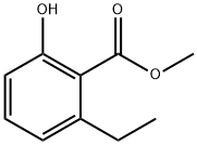 2-Ethyl-6-hydroxybenzoic acid methyl ester Struktur