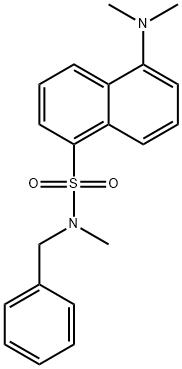 5-Dimethylamino-N-benzyl-N-methyl-1-naphthalenesulfonamide Struktur