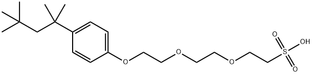 2-[2-[2-[p-(1,1,3,3-テトラメチルブチル)フェノキシ]エトキシ]エトキシ]エタンスルホン酸