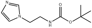 Carbamic acid, [2-(1H-imidazol-1-yl)ethyl]-, 1,1-dimethylethyl ester (9CI) Struktur