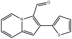 2-THIOPHEN-2-YL-INDOLIZINE-3-CARBALDEHYDE Struktur