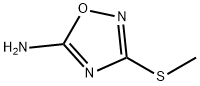 1,2,4-Oxadiazol-5-amine,3-(methylthio)-(9CI) Struktur