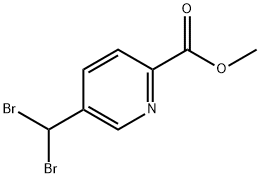 METHYL 5-(DIBROMOMETHYL)PICOLINATE Struktur