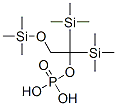 Phosphoric acid bis(trimethylsilyl)[2-(trimethylsilyloxy)ethyl] ester Struktur