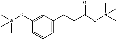 3-[(Trimethylsilyl)oxy]benzenepropionic acid trimethylsilyl ester Struktur