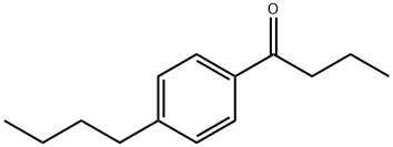 4-n-butylbutyrophenone  Struktur